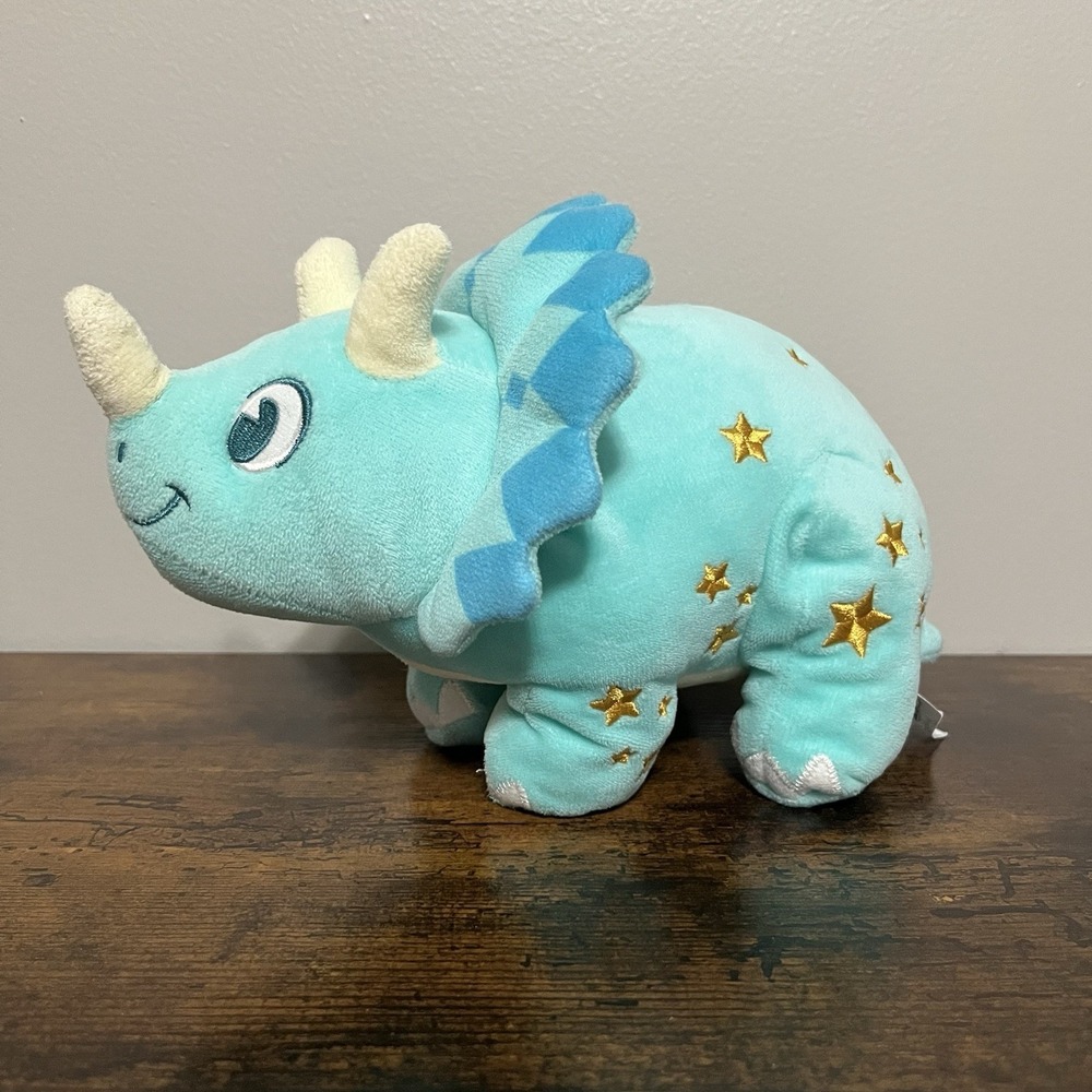 Disney Animal Kingdom Dinosaur 9" Plush Triceratops Dinoland Stars READ